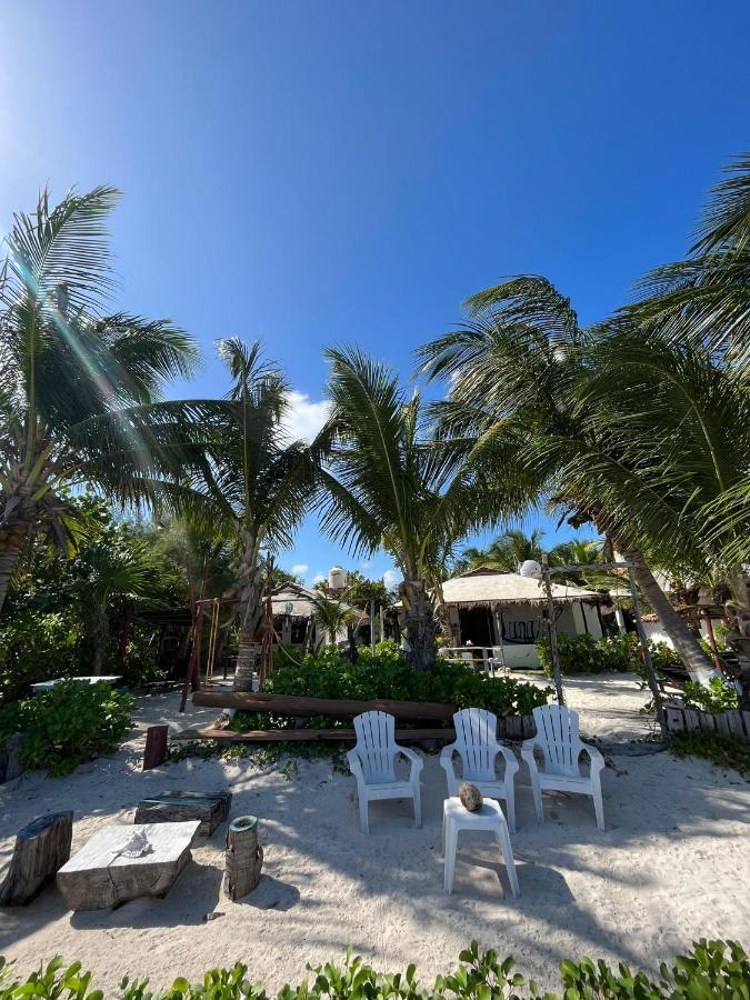 Lunazul Eco-Cabana Frente Al Mar Mahahual Exteriér fotografie