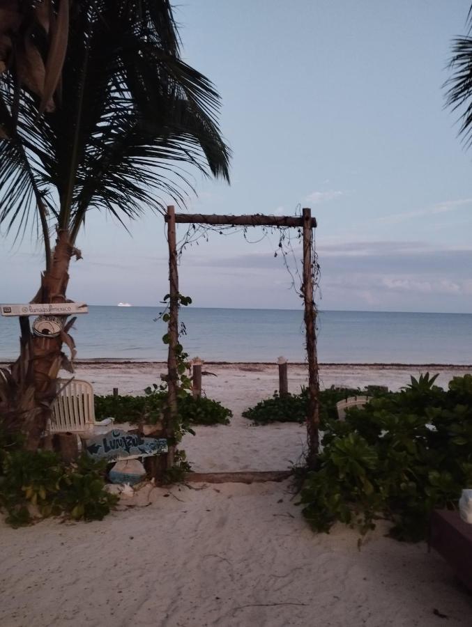 Lunazul Eco-Cabana Frente Al Mar Mahahual Exteriér fotografie