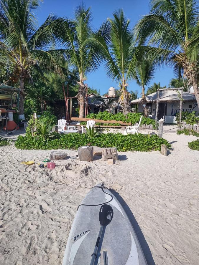 Lunazul Eco-Cabana Frente Al Mar Mahahual Exteriér fotografie