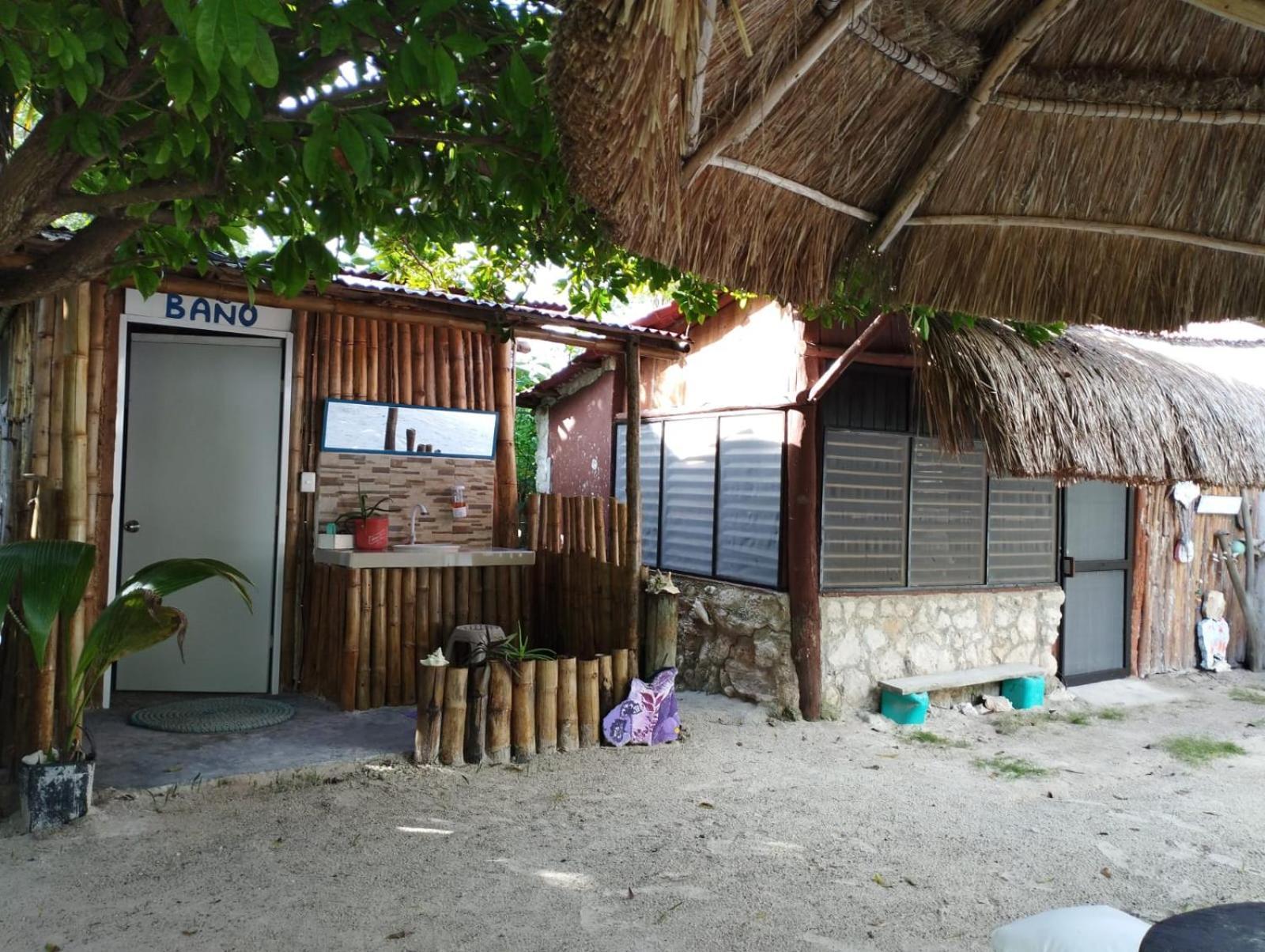 Lunazul Eco-Cabana Frente Al Mar Mahahual Exteriér fotografie