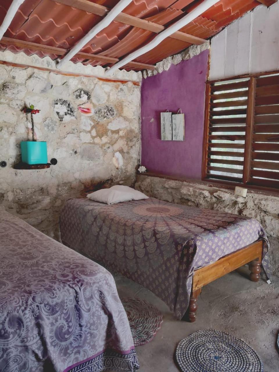 Lunazul Eco-Cabana Frente Al Mar Mahahual Exteriér fotografie
