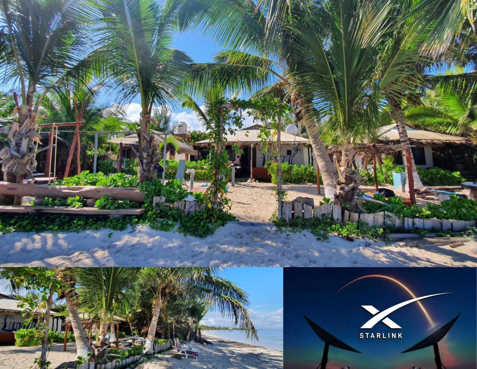 Lunazul Eco-Cabana Frente Al Mar Mahahual Exteriér fotografie