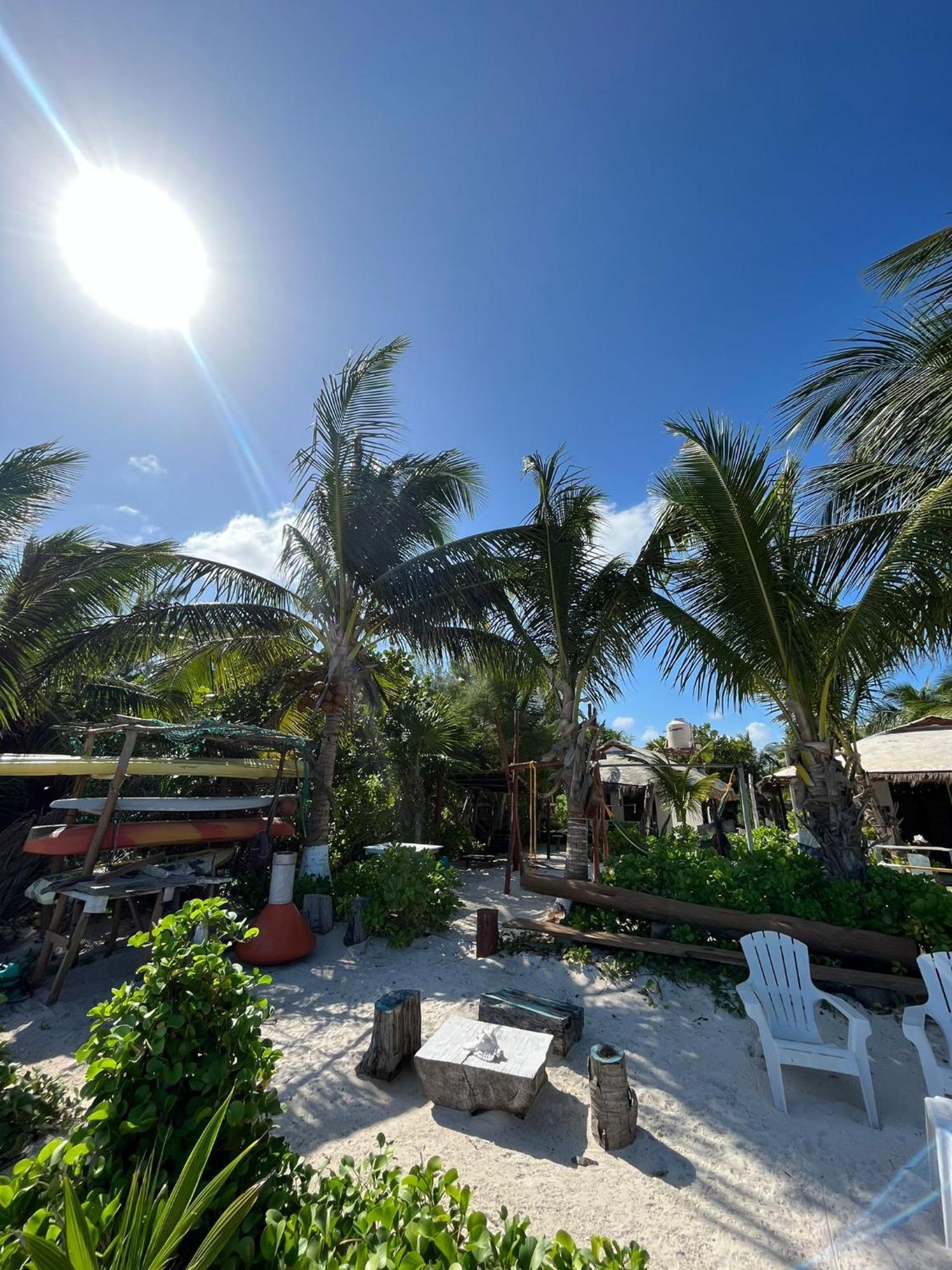 Lunazul Eco-Cabana Frente Al Mar Mahahual Exteriér fotografie