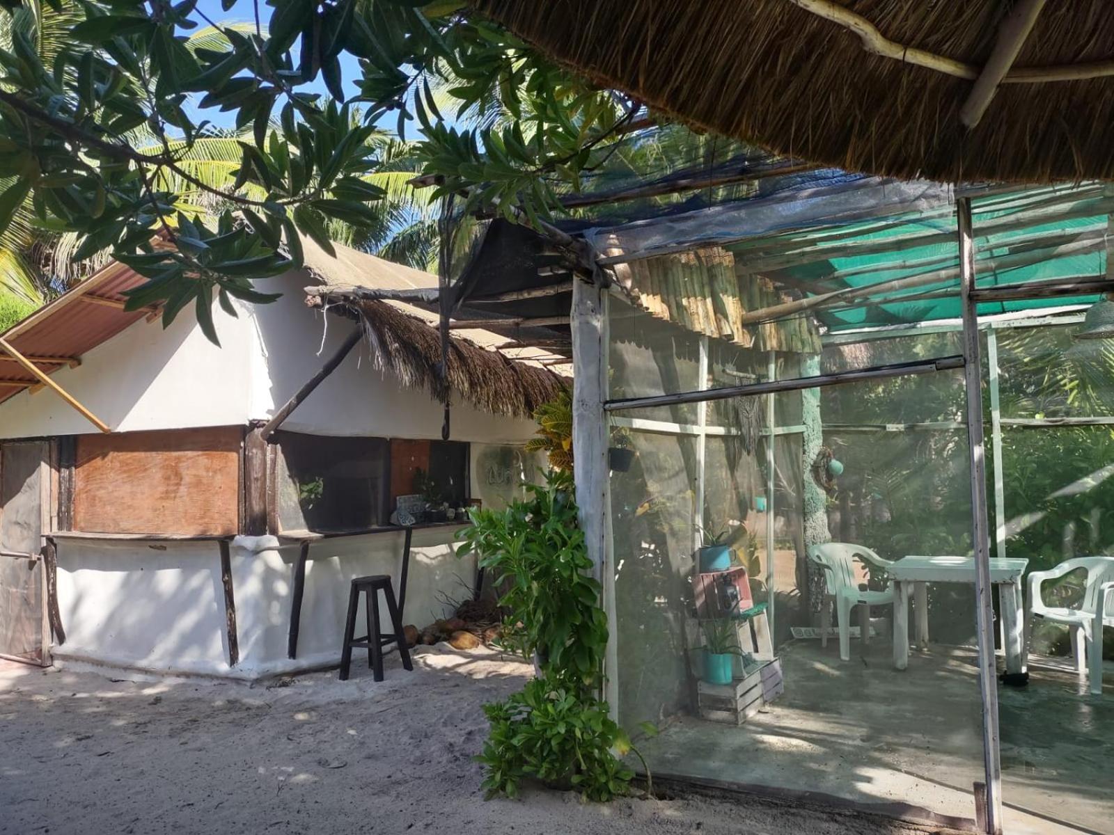 Lunazul Eco-Cabana Frente Al Mar Mahahual Exteriér fotografie